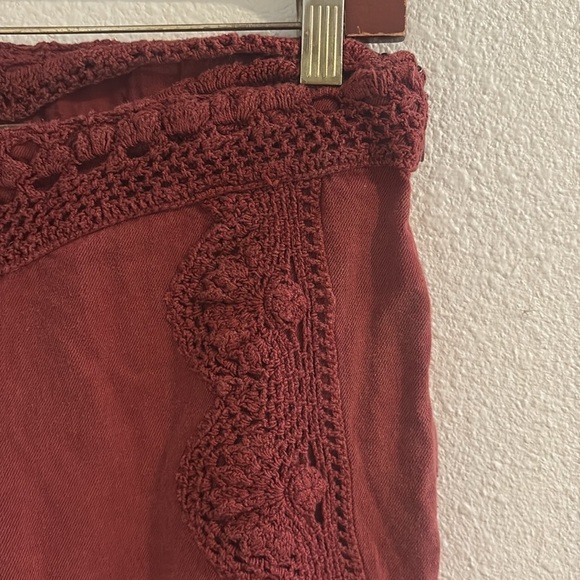 Free People Neptunes Net Crochet Flare Pants - Picture 4 of 4